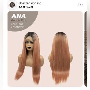 Peachy wig